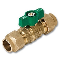 Series 1341 Zetco WaterMarked DZR Brass Ball Valve Conetite Compression