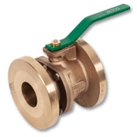 Series 2605 Zetco WaterMarked Bronze Flanged Ball Valve